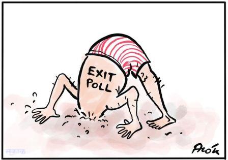 Exit Polls Cartoon